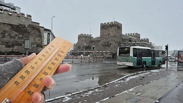 Kayseri'de dün gecenin en soğuk yeri belli oldu!