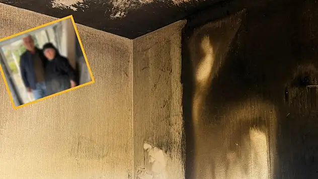 Kayseri'de evi yanan kadının yardımına bakın kim koştu?