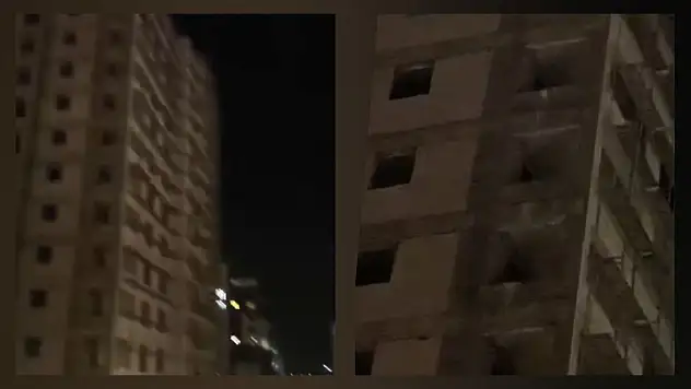 Kayseri'de gece yarısı inşaat halindeki binada görülen kadın polisi alarma geçirdi