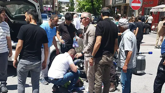Kayseri'de olayı gören oraya koştu! Polis memuru hastaneye kaldırıldı
