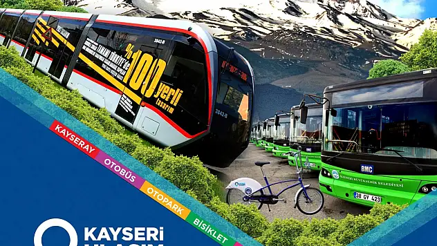 Kayseri'de haziranda ulaşım ücretsiz olacak!