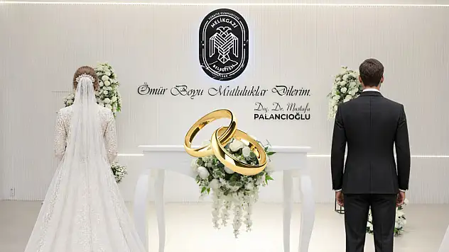 Kayseri'de her iki nikahtan biri Melikgazi'de kıyılıyor