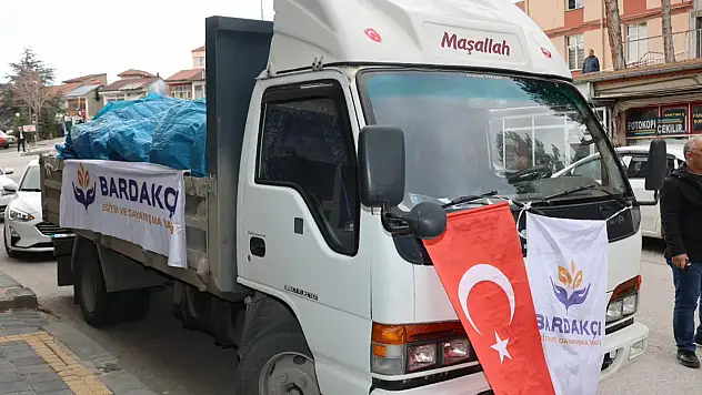 O kamyon yola çıktı! Kayseri'de ihtiyaç sahiplerine destek verilecek...