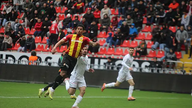 Kayseri'de ilk yarı tamamlandı!