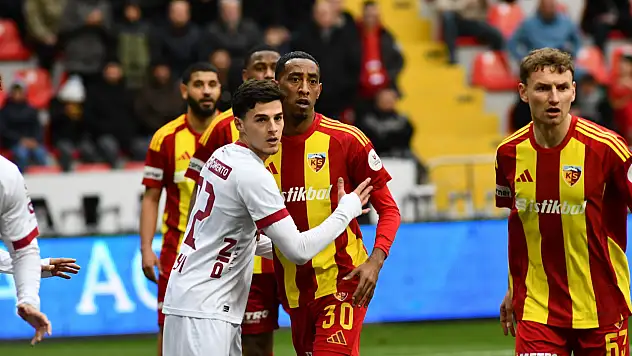 Kayseri'de ilk yarı tamamlandı!