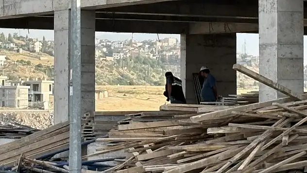 Kayseri'de inşaattan düşen işçi yaralandı!