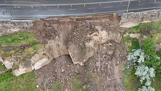 Kayseri'de istinat duvarı çöktü! Milyonluk sözleşme imzalandı