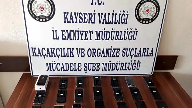 Kaçak telefon operasyonu!