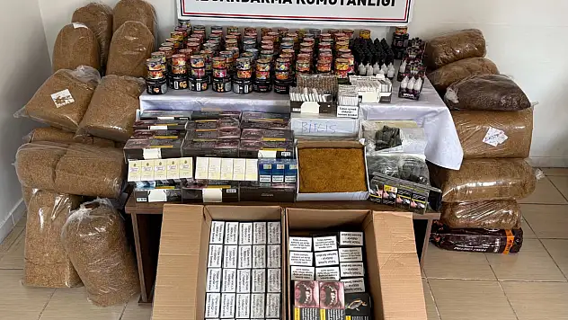 Kayseri'de kaçakçılık operasyonu: Depodan çıkanlar dikkat çekti