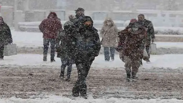 Kayseri'de kar sadece oraya yağacak