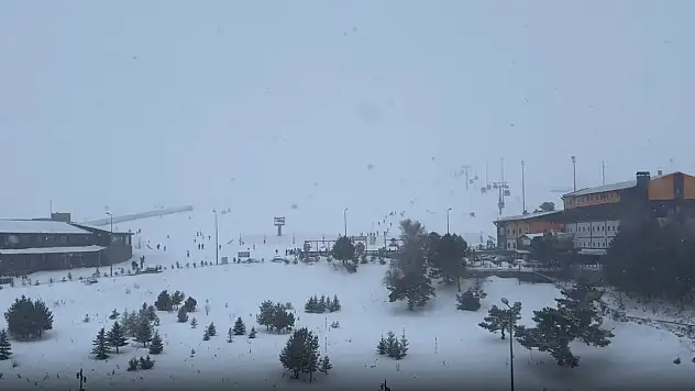 Kayseri'de kar yağışı başladı