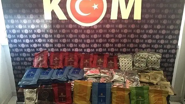 Kayseri'de 111 kilo kaçak tütün ele geçirildi