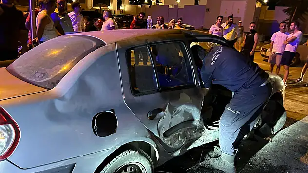 Kayseri'de korkutan kaza: İtfaiye yaralı kadını böyle kurtardı