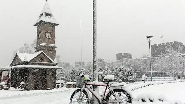 Dikkat! Kayseri'de kuvvetli kar uyarısı...