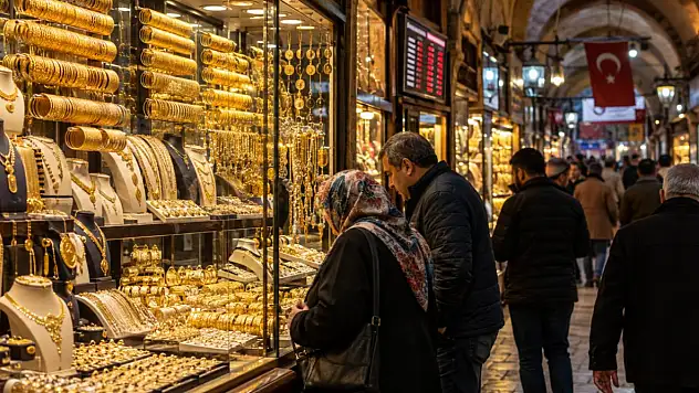 Kayseri'de kuyumcu panoları yenilendi! İşte son altın fiyatları