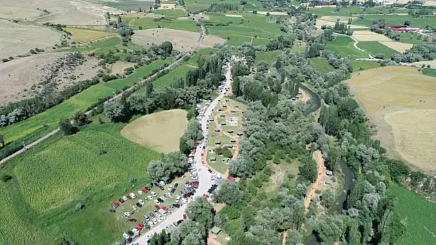 Kayseri'de mavi ile yeşilin buluştuğu cennetten bir köşe...