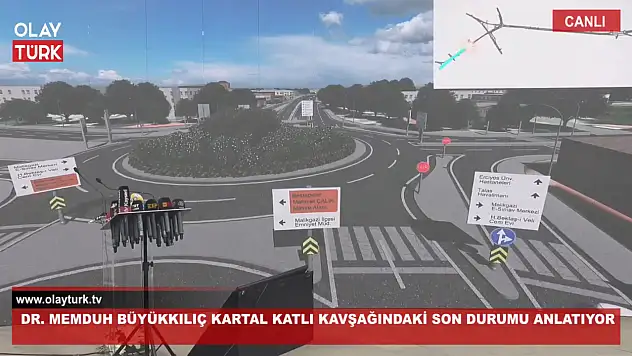 Kayseri'de merakla beklenen Kartal Kavşağı tamamlandığında nasıl bir görüntü ortaya çıkacak? O görüntü ortaya çıktı