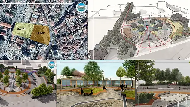 Kayseri'de merakla beklenen Meydan projesi ortaya çıktı! Alta otopark yapılıyor