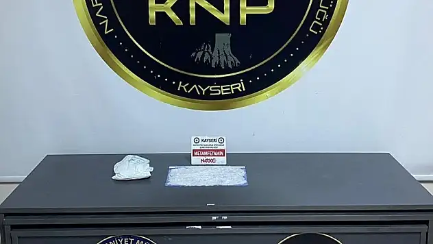 Kayseri'de 'Metamfetamin' ele geçirildi!