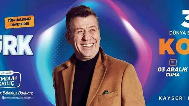 Kayseri'de Metin Şentürk konser verecek