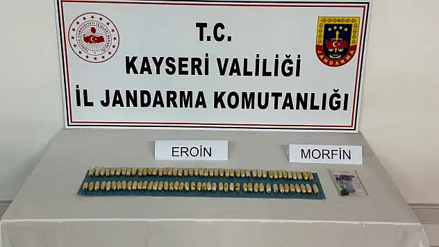 Kayseri'de mide ve bağırsağında uyuşturucu taşıyan yabancı uyruklu şahıs yakalandı