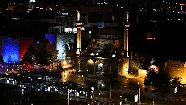 Kayseri'de muhteşem gün batımı
