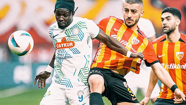 Kayseri'de nefes kesen mücadele! İlk yarı tamamlandı
