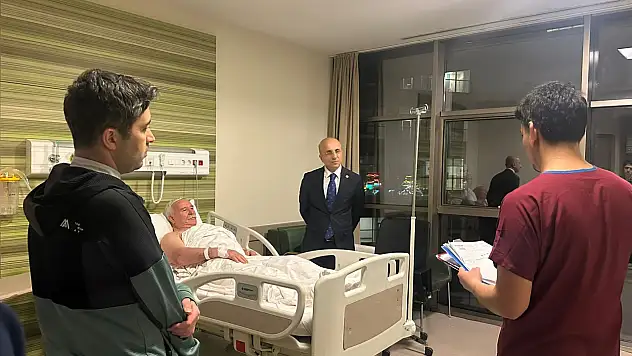 Kayseri'de o Başkan hastaneye kaldırıldı