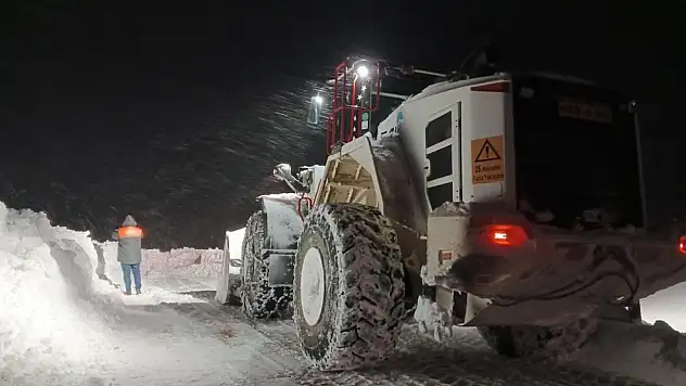 Kayseri'de o yol trafiğe kapatıldı