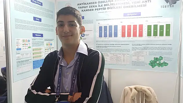 Kayseri'de öğrenciden yapay zeka ile kanser tedavisi!