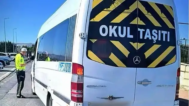 Kayseri'de okul servislerine sıkı denetim