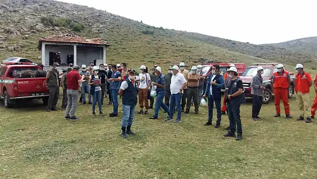 Kayseri'de orman yangını tatbikatı