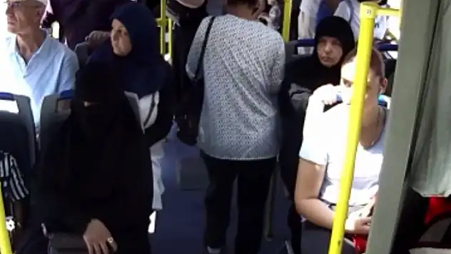 Kayseri'de otobüs şoföründen örnek davranış