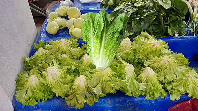 Kayseri'de pazara çıkan kadın böyle tepki gösterdi: 70 liraya marul alırsan evin yolunu bulamazsın!