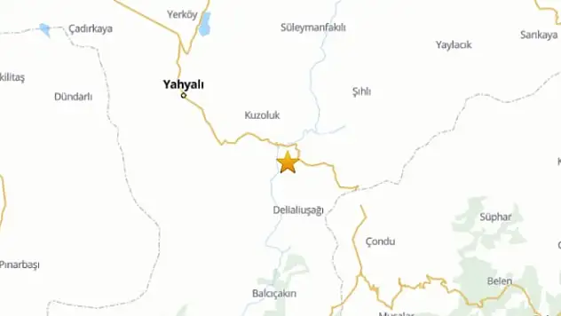 Kayseri'de peş peşe sarsıntı!
