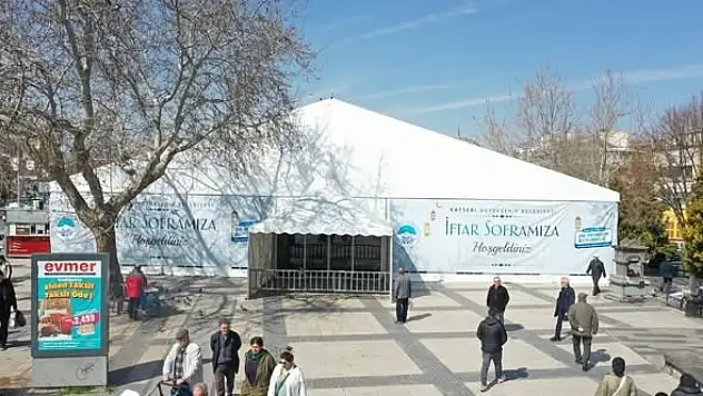 Kayseri'de iftar çadırı bakın nerede kurulacak?