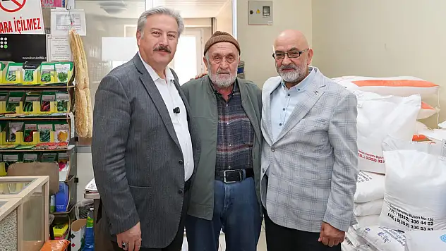 Kayseri'de rekora imza atan esnafı vekil ve Başkan ziyaret etti