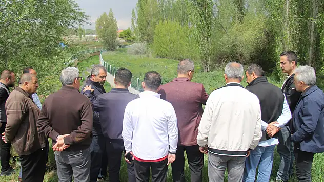 Kayseri'de sağlığı tehdit eden bölgede inceleme yaptılar