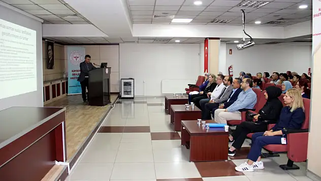 Kayseri'de sağlık personeline yönelik önemli eğitim!