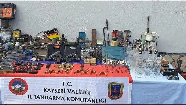 Kayseri'de silah imal ve ticaret yapan 1 kişi gözaltına alındı
