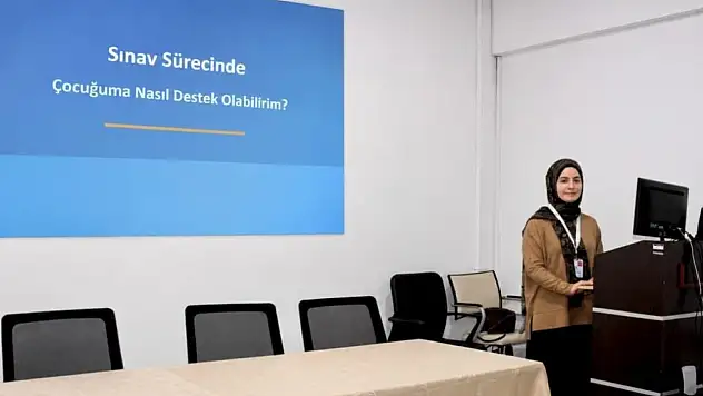 Kayseri'de sınav kaygısına son: Eğitim verildi!
