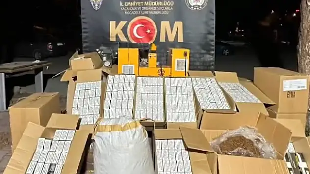 Kayseri'de şok baskın! Evde fabrika kurmuş