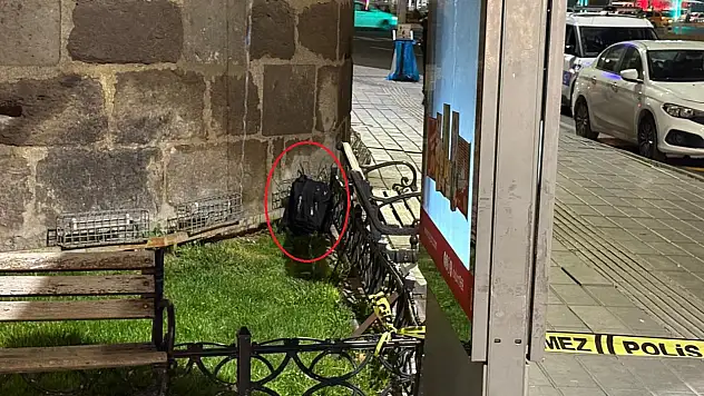 Kayseri'de bankın arkasındaki çanta paniğe neden oldu! İçinden bakın ne çıktı