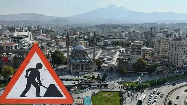 Kayseri'de sürücüler dikkat! Yol bir hafta kapalı olacak