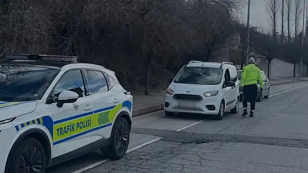 Kayseri'de sürücüler suçüstü yakalandı!