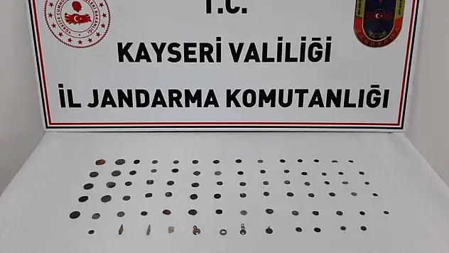 Kayseri'de tarihi eser operasyonu