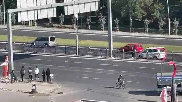 Kayseri'de tehlikeli görüntüler!
