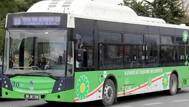Kayseri'de toplu ulaşımda büyük değişiklik! Yarın başlıyor