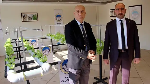 Kayseri'de topraksız tarım