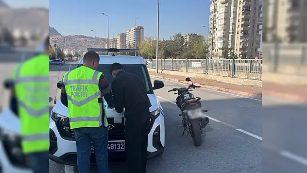 Kayseri'de trafiği tehlikeye atan sürücü affedilmedi